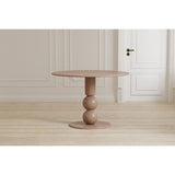 Boule Runt matbord Beige
