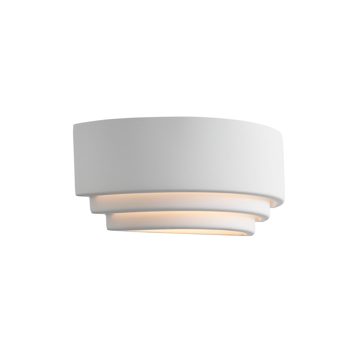 Lancio Oblong Vit Vägglampa