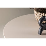 Olivia Runt matbord Beige