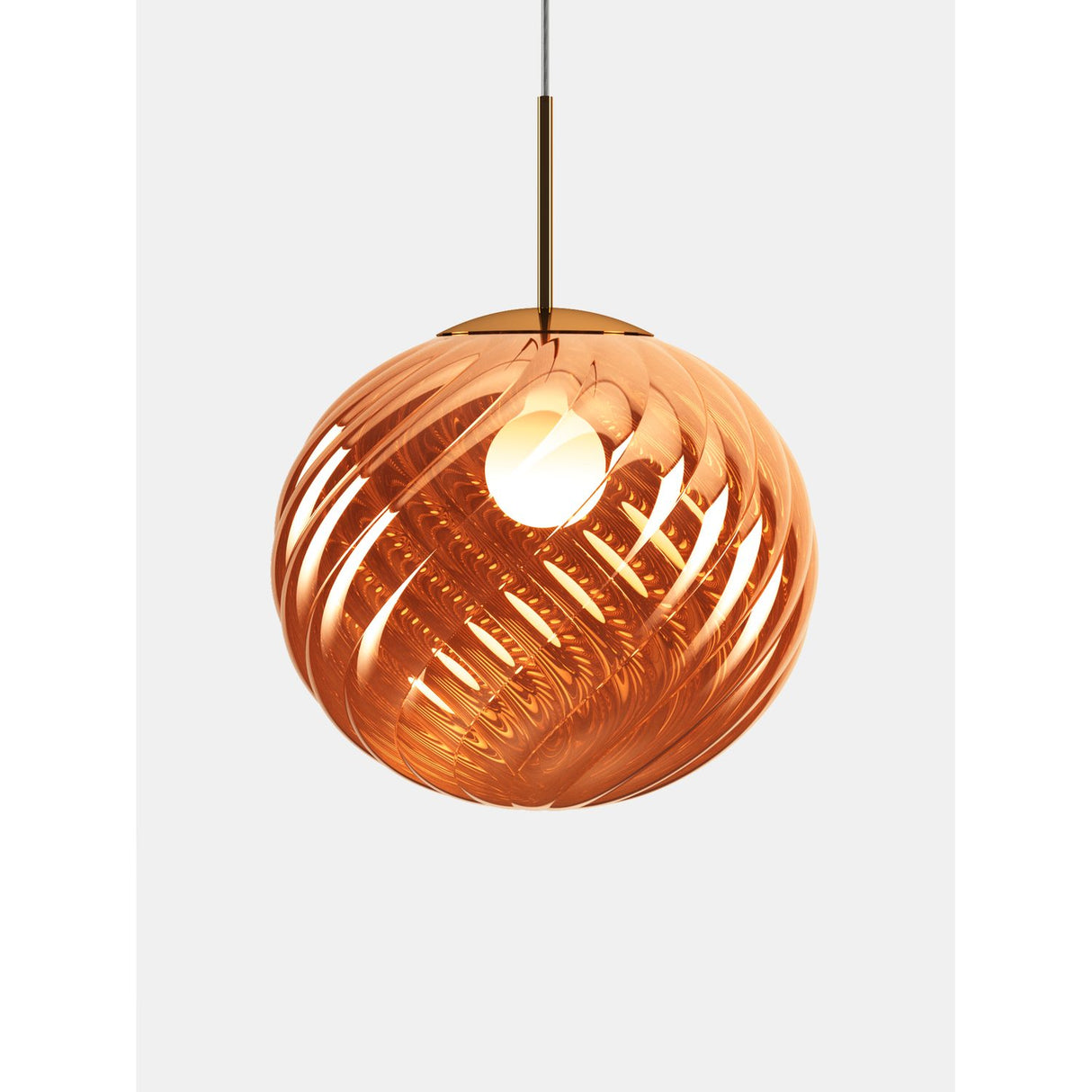 Whirl Pendellampa Copper, 45 cm