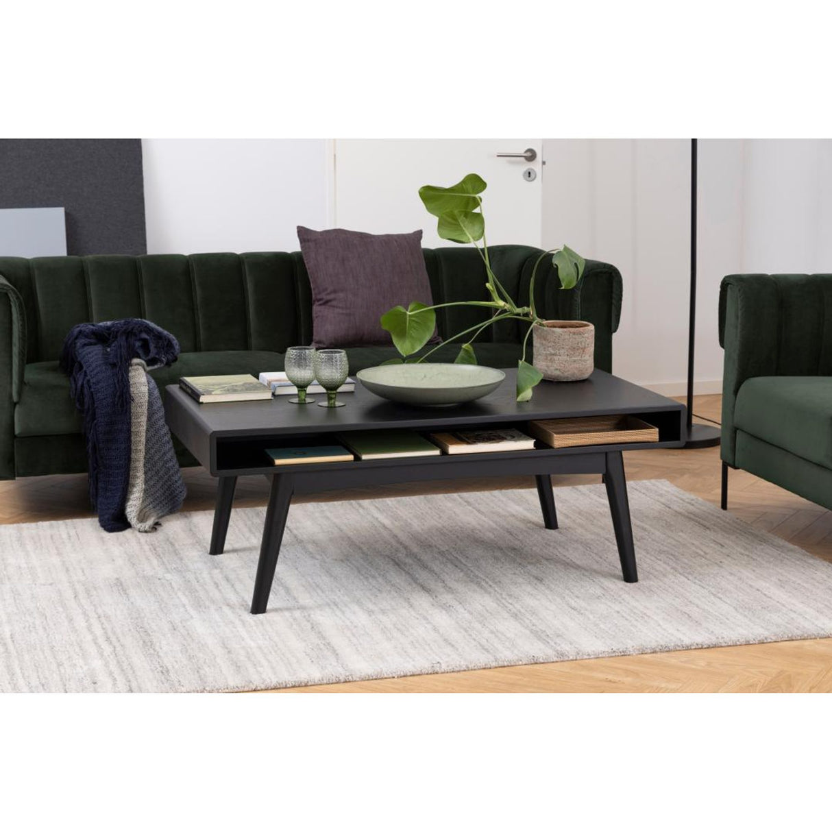 Marte Soffbord 50x130x70 cm Svart