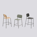 Soft Edge 90 75 cm Barpall ekfaner med vattenbaserad lack