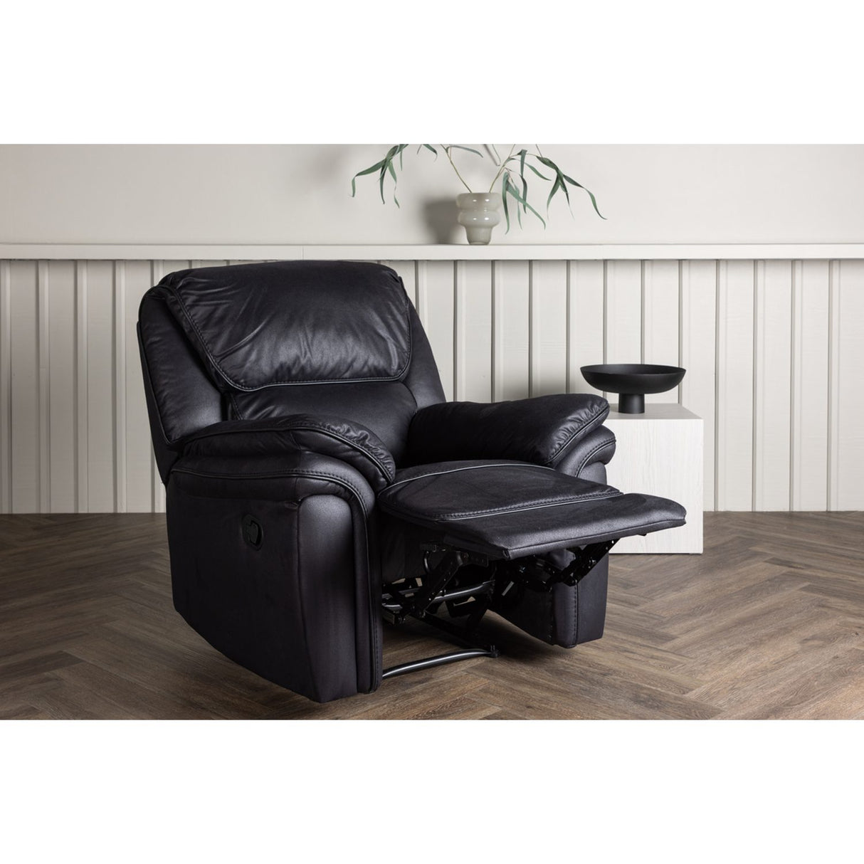 Saranda Fåtölj med recliner Svart