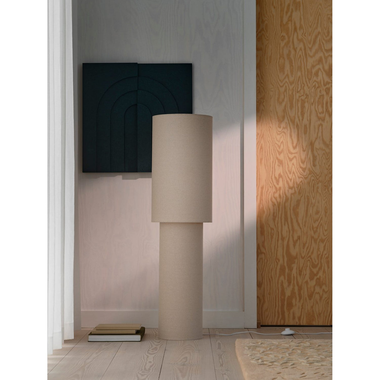 Izara Beige Golvlampa 110 cm