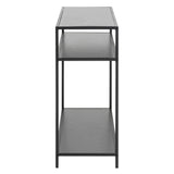 Seaford Konsolbord 79x100x35 cm Svart aska
