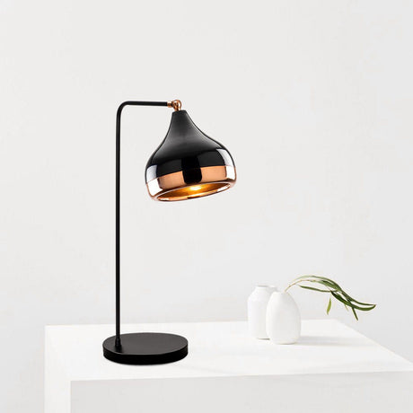 Kingstown Bordslampa Svart koppar