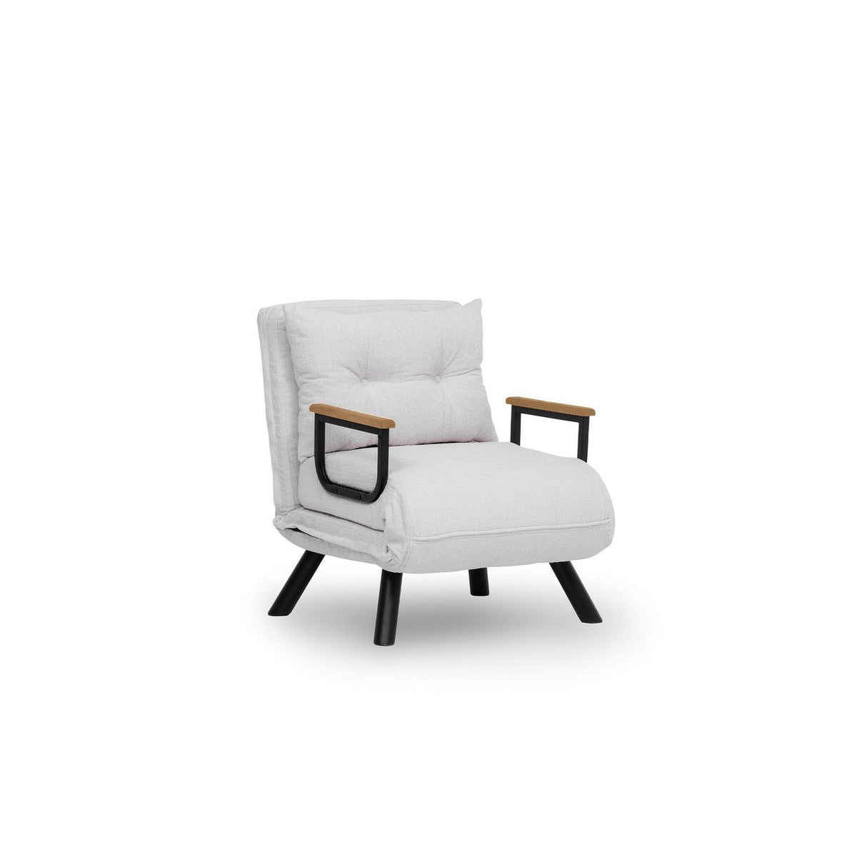 Freetown Single (26 x 120 x 60 cm) 1-sits bäddsoffa Vit