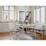 Curly Kvadrat Sittplätt Charcoal Grey Silver
