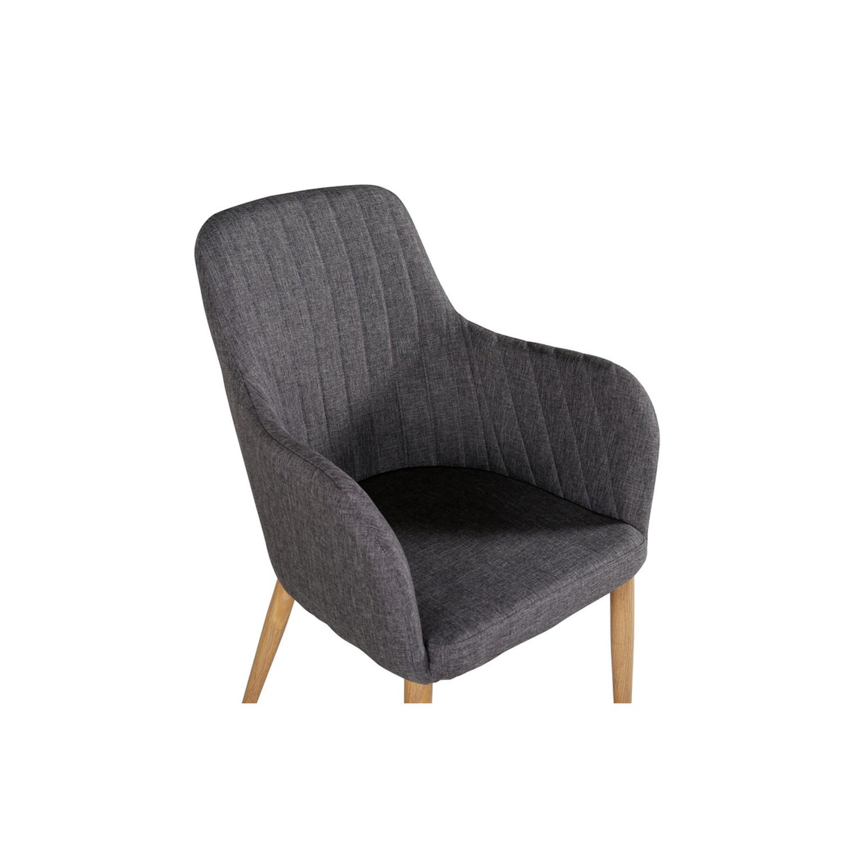 Comfort Matstol Mörkgrå, Polyester