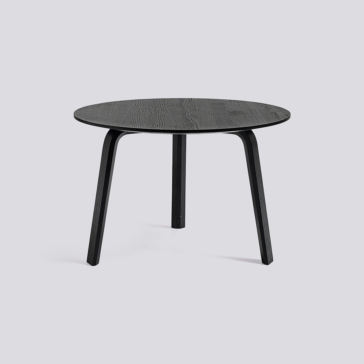 Bella Ø60 × H39 cm Soffbord Black – ek med vattenbaserad lack