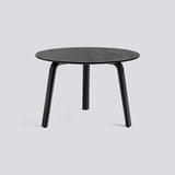Bella Ø60 × H39 cm Soffbord Black – ek med vattenbaserad lack