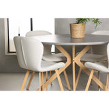 Piazza, Lilja Rund matgrupp Beige, Natur, Grå, ⌀120