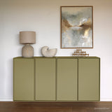 Seattle Quadrant-skänk Väggmonterad  Oliv