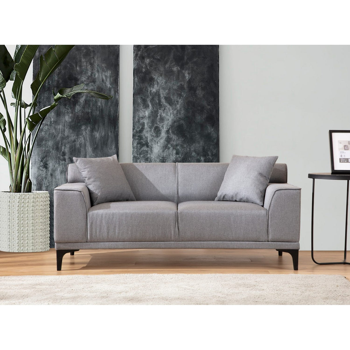Split 2 (165 x 87 x 86 cm) 2-sitssoffa Ljusgrå