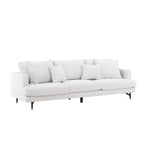 Sofia 3-sitssoffa Beige, Polyesterlinne
