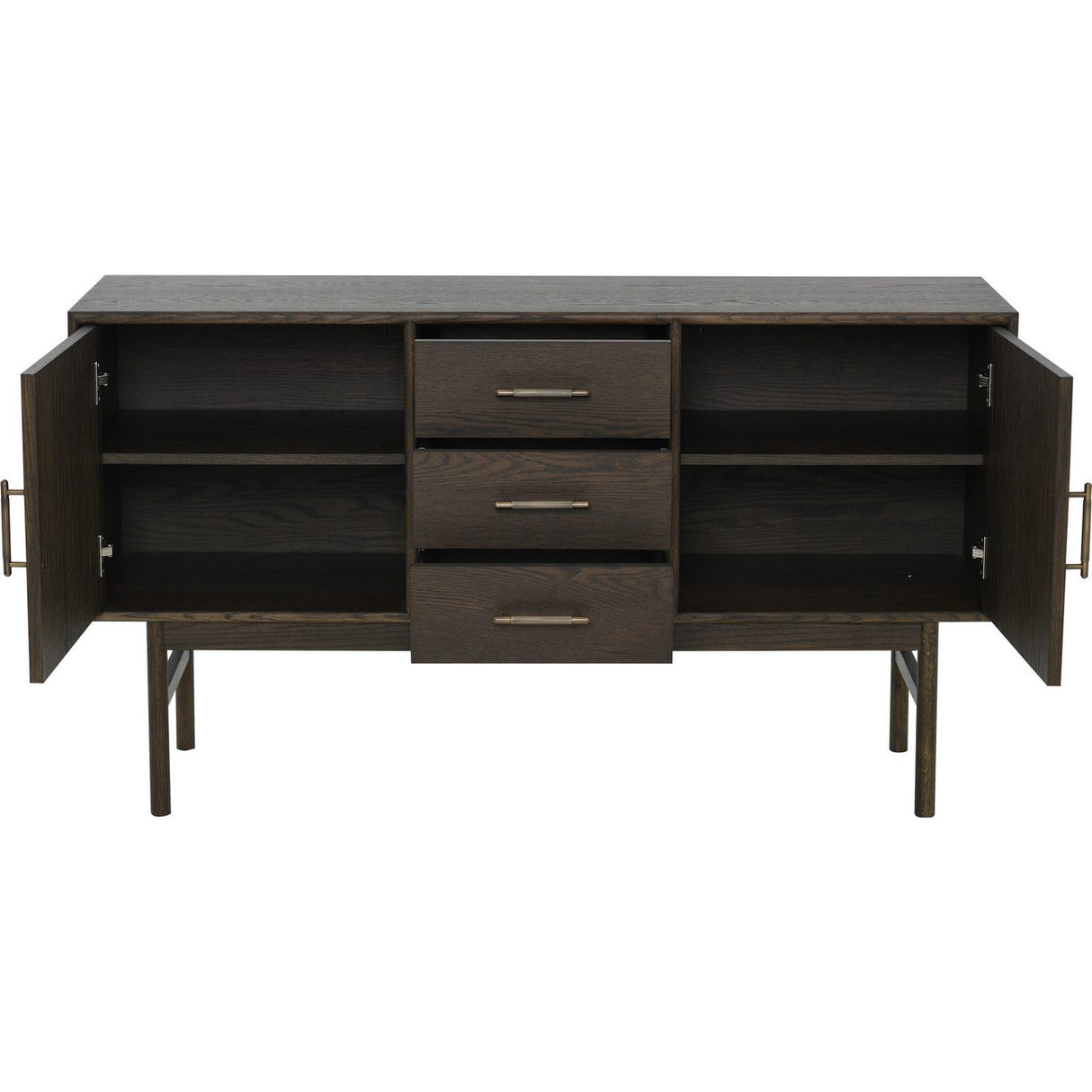 Lyon Sideboard Brunlackad Ekfaner