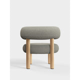 Fat Loungestol Elle Grey White NAW