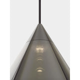 Flare Bead Pendellampa Silver