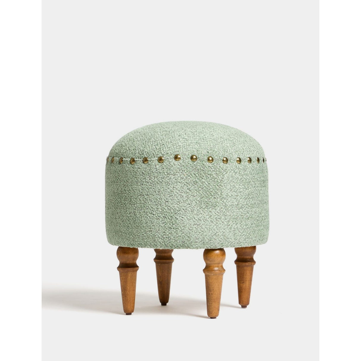 Oslo (38 x 48 x 38 cm) Matcha / Valnöt Sittpuff