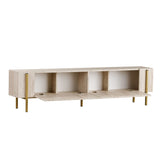 Carlito TV-bänk Travertine Gold