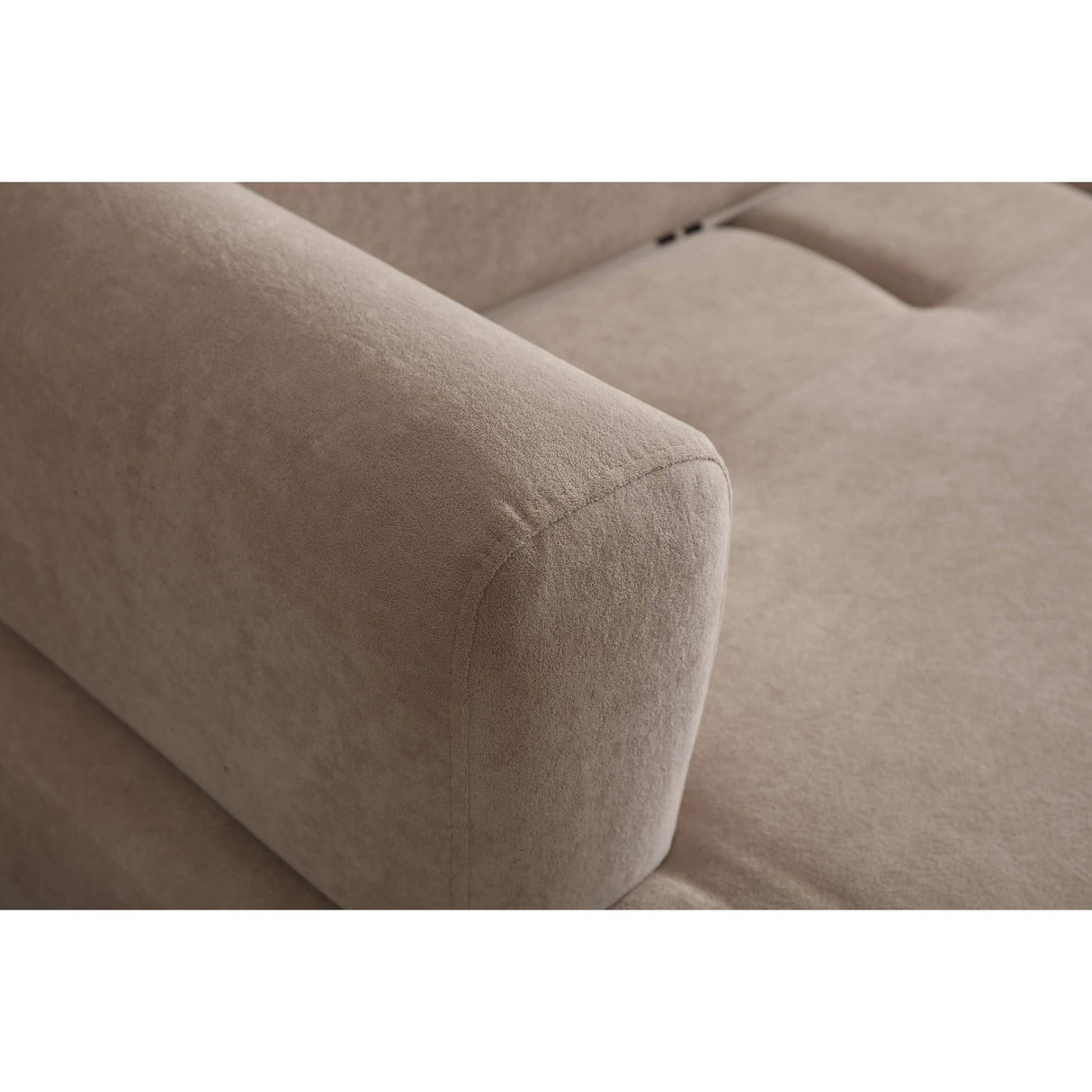 Atom 3-sits soffa Kräm