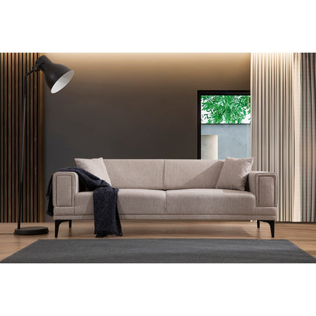 Horizon (230 x 95 x 77 cm) 3-sitssoffbädd Ljusbrun