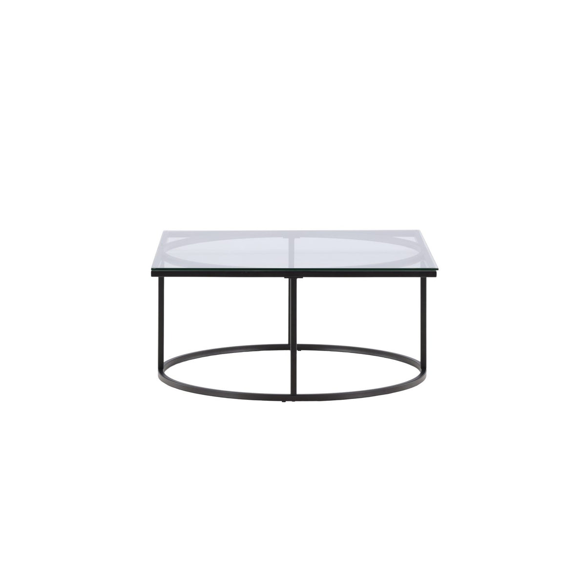 Skanör Soffbord Black, 90 x 90