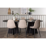Bootcut, Polar Oval matgrupp Beige,Svart, Svart, 230 x 115