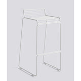 Hee 75 cm Barpall White – pulverlackerat stål