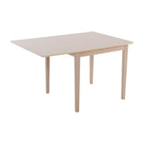 Linde med Klaff Matbord Vit, 85x85 cm