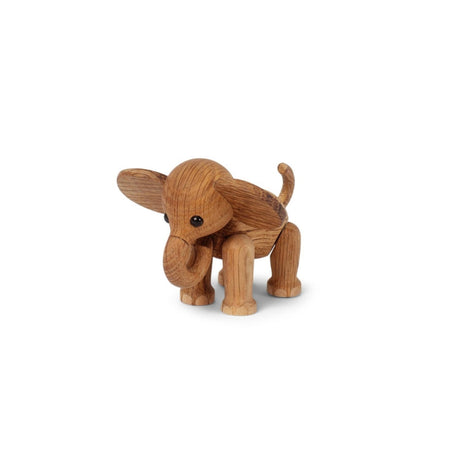 Ella Elefant Baby Ek/Lönn Dekoration 9 cm