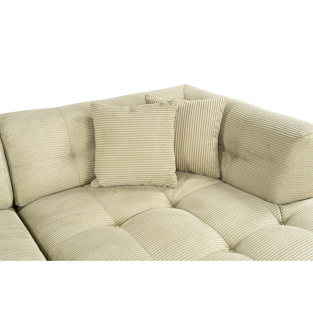 Oslo Corner (300-150 x 100 x 72 cm) Hörnsoffa Grön