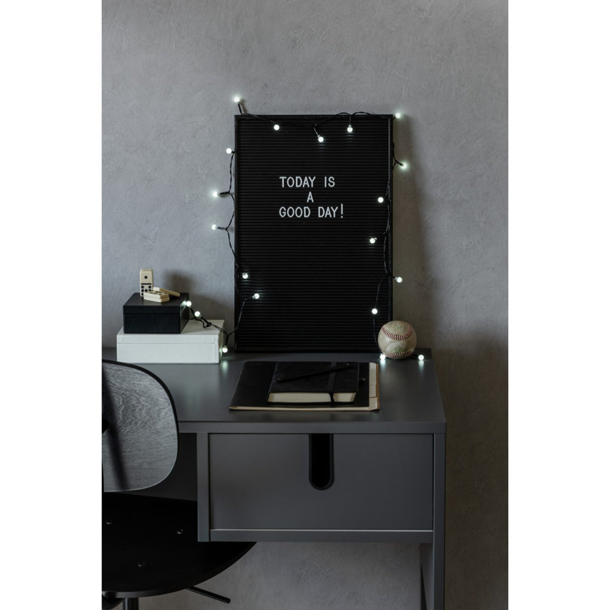 Cherry LED Timer 6h Ljusslinga Inomhus 50 Lampor (3.92m), Vit