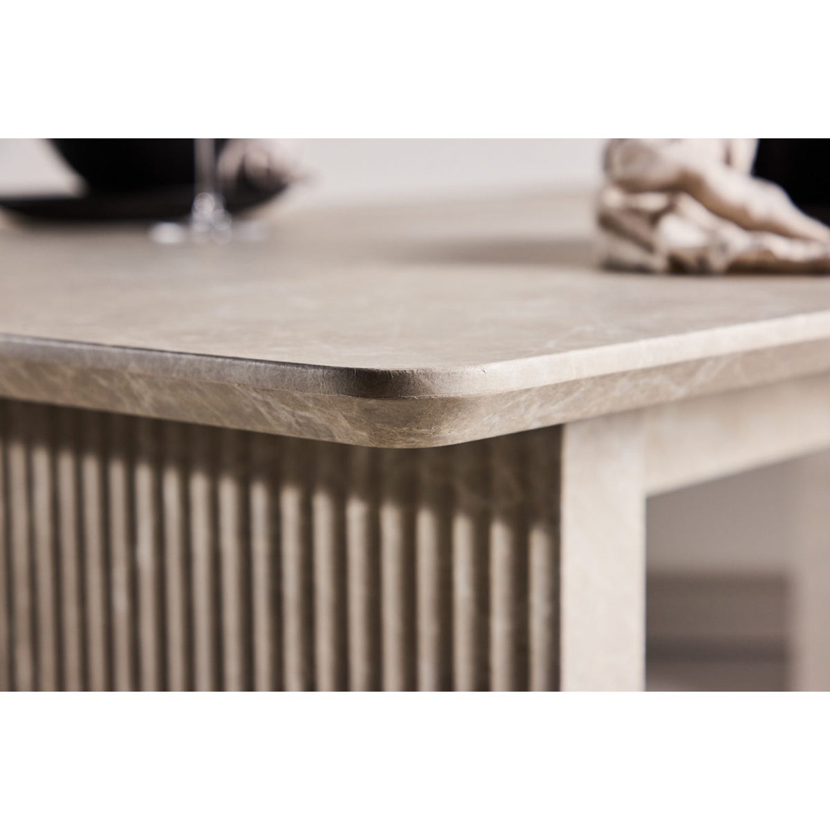 Vail Rektangulärt matbord Beige