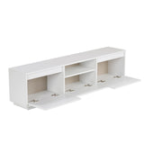 Bony TV-bänk Natural White