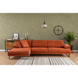 Windhoek Small (178 x 100 x 155 cm) Orange Hörnsoffa Vänster