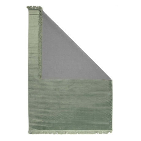 Mona Konstsilkesmatta 67x210 cm Grön