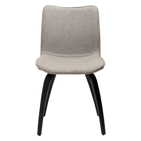 Glee Stol Pebble Earth Bouclé, Black