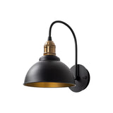 Gama Vägglampa Svart / Antik