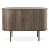 Slide Sideboard Brunlackad Ek, 110 cm