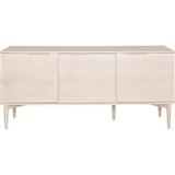 Karmöy 3 Dörrar Sideboard Vitpigmenterad
