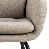 Charlize Matstol med Armstöd Alea tyg Beige