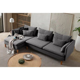 Quito Relax (185 x 95 x 92 cm) Hörnsoffa Antracit