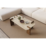 Leapiri Soffbord Travertine
