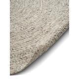 Merino Rund Matta Naturbeige