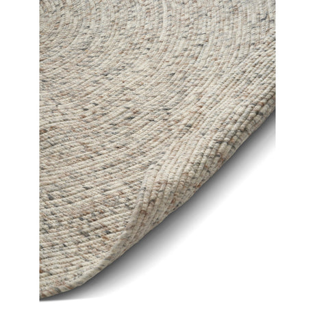 Merino Rund Matta Naturbeige