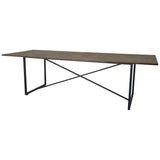 Padang Rektangulärt matbord Natur, 76 x 250 x 100