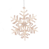 Snöflinga Akryl 30 cm 36 varmvita LED Ljusdekoration Inne