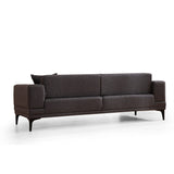 Horizon (230 x 95 x 77 cm) 3-sitssoffbädd Mörkgrå