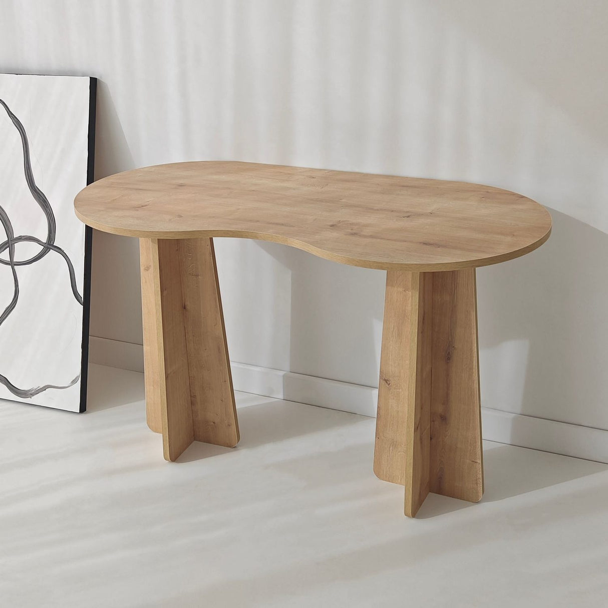 Nicosia (120 x 75 x 60 cm) Skrivbord Sapphire Oak
